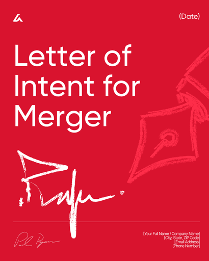Letter of Intent for Merger