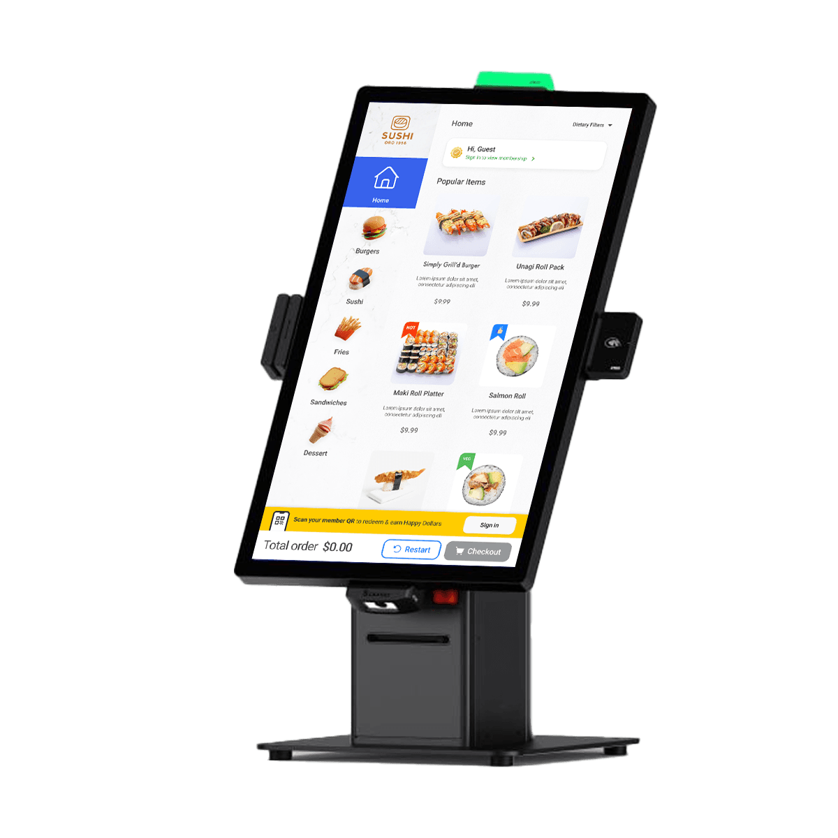 abacus ordering kiosk