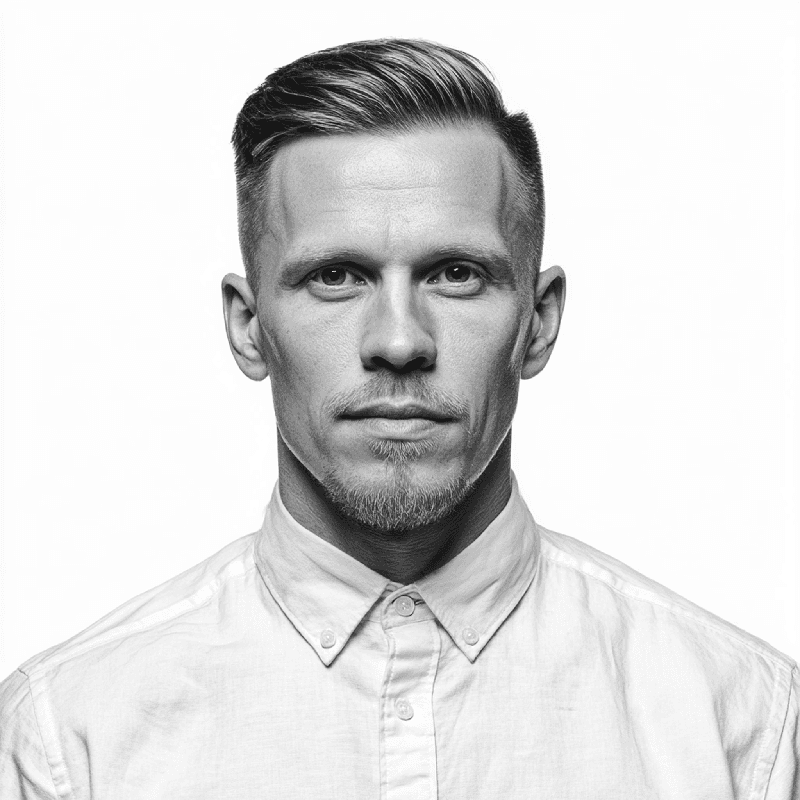 Portrait of young man