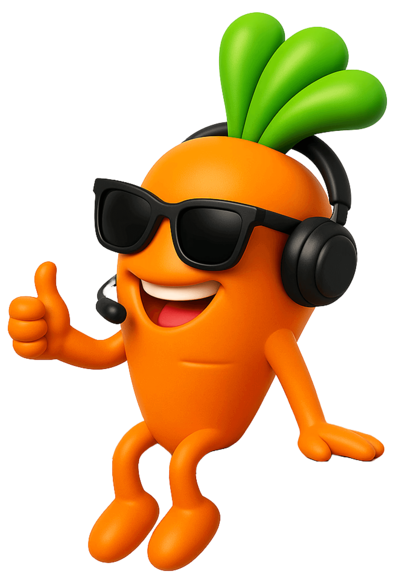 Dekoracija Mrkve dok sjedi