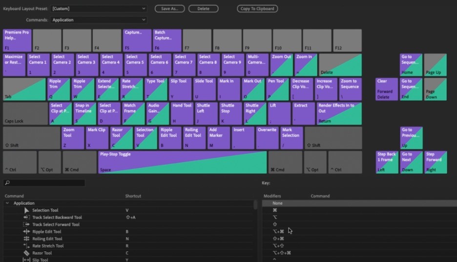 Premiere Pro Keyboard Shortcuts tips and tricks