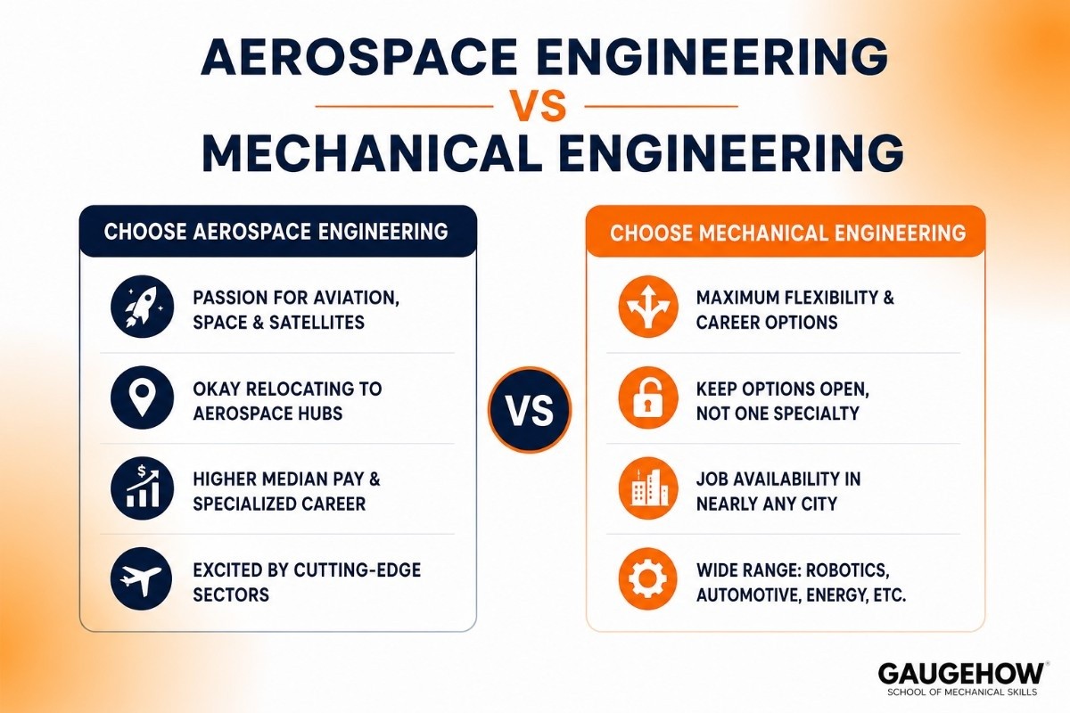 Aerospace Engineering vs Mechanical Engineering
