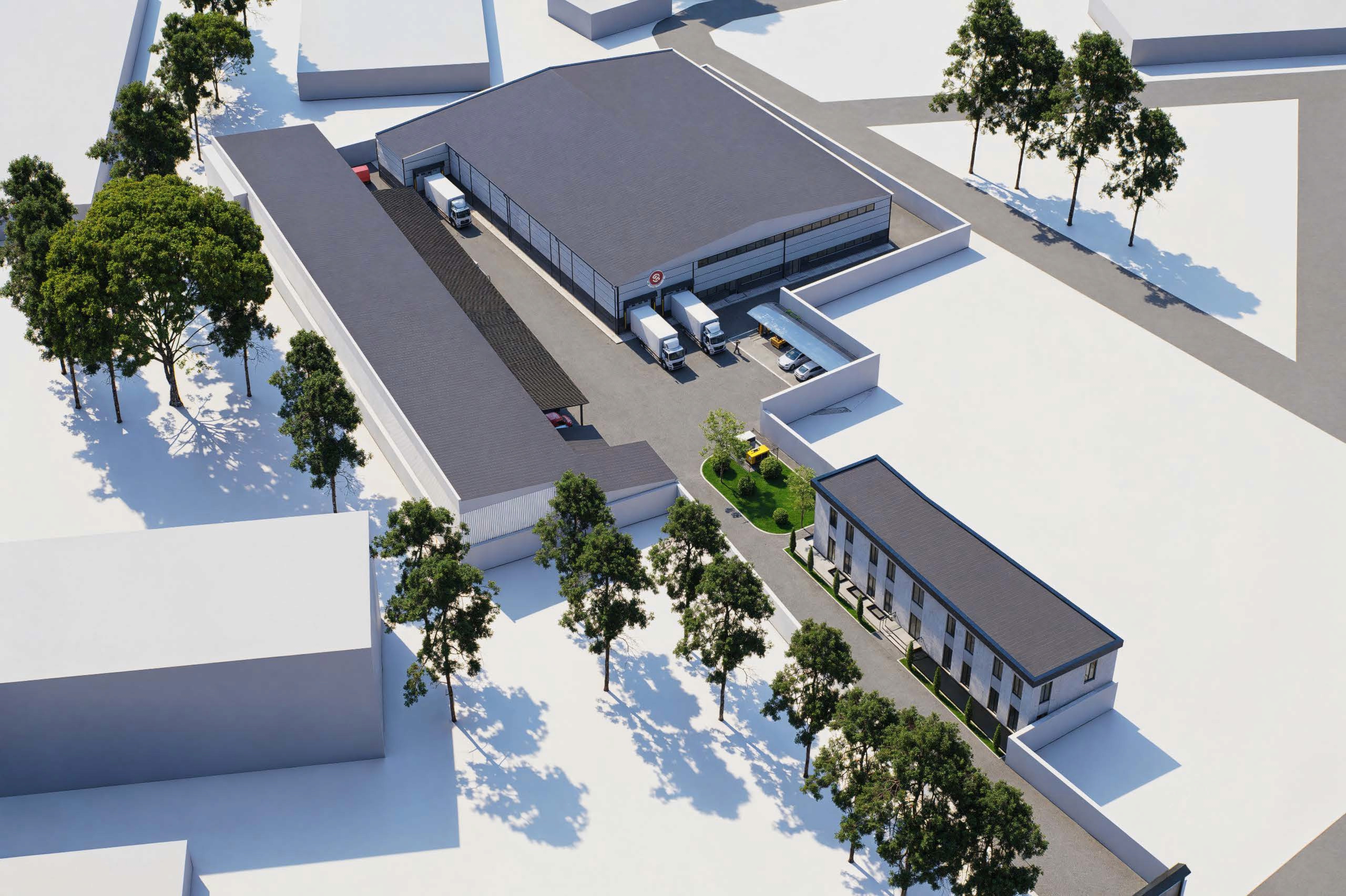 Архитектурный рендер фармацевтического склада