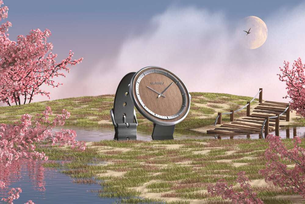 Conceptual 3D visual exploring shape, watch and light for Vehjroj by Este Studio