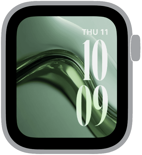 A selection from the Lucky Glass Apple Watch Face collection