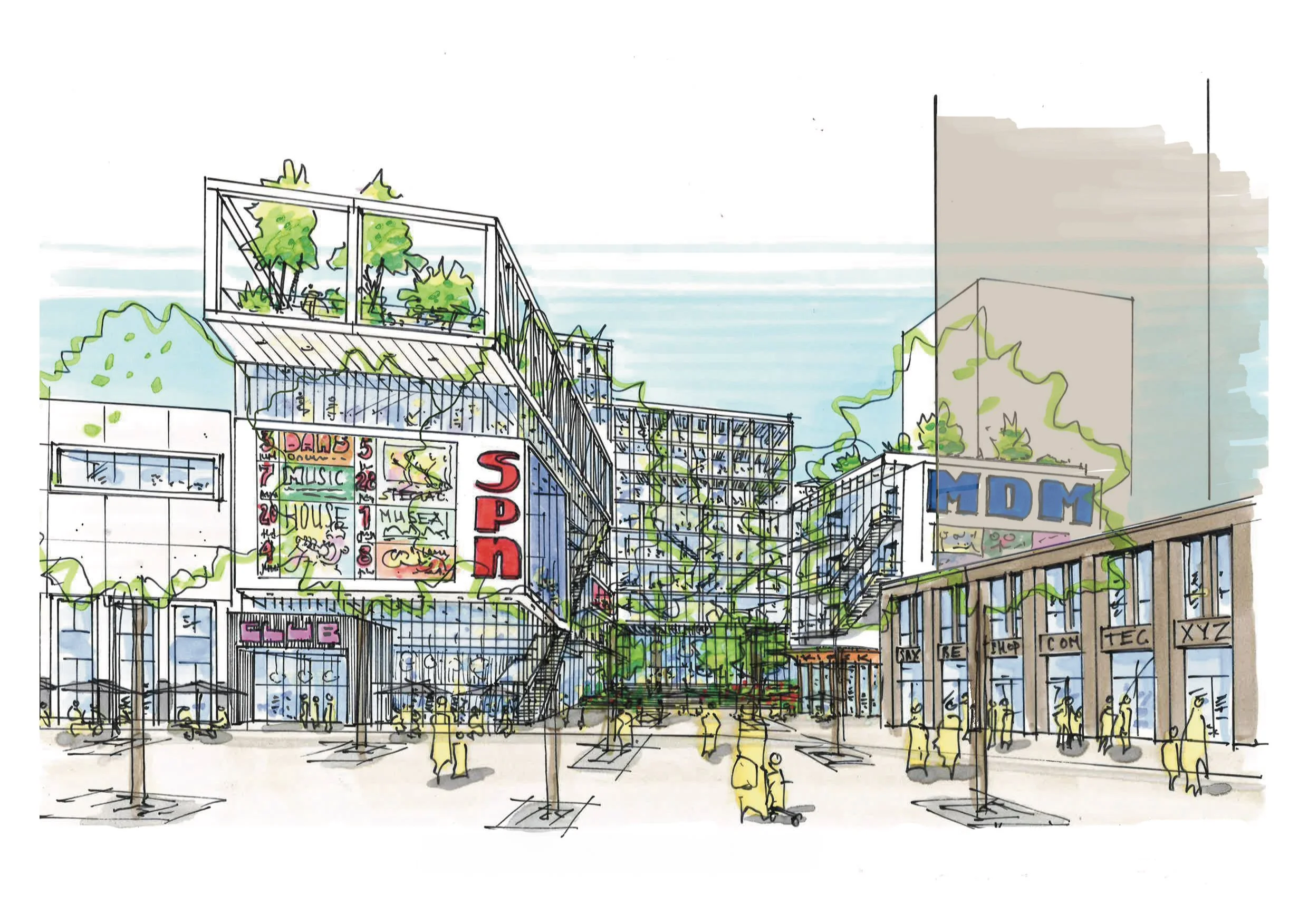 Close-up of blue flowers, glistening with droplets of water, creating a serene and calming atmosphere.