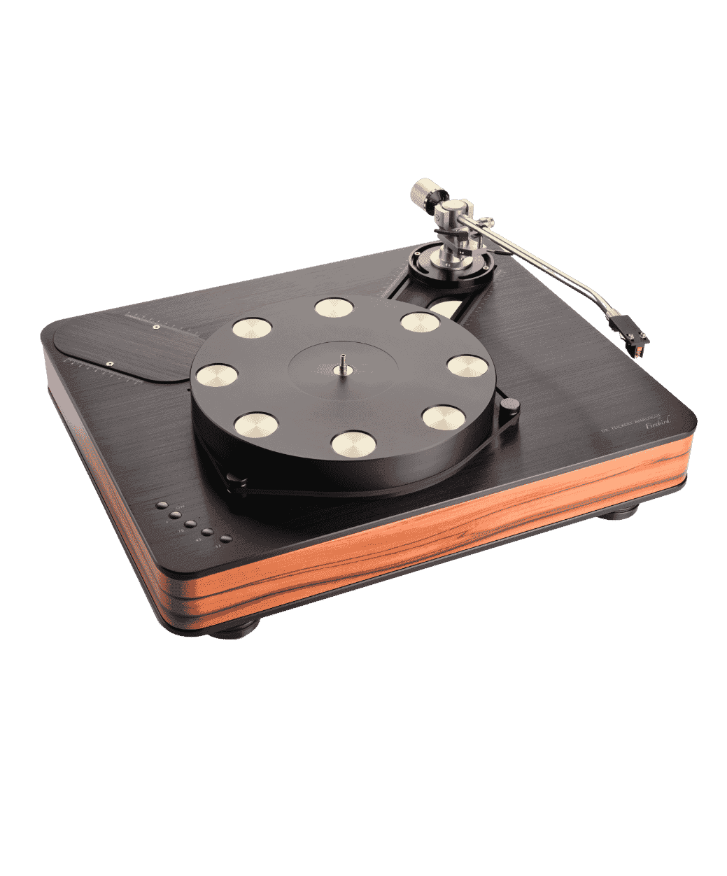 Dr. Feickert Firebird black and wood - LE STUDIO HIFI