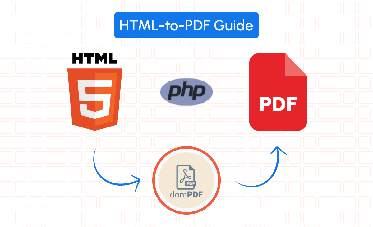 Guide to generate pdf from html using php dompdft