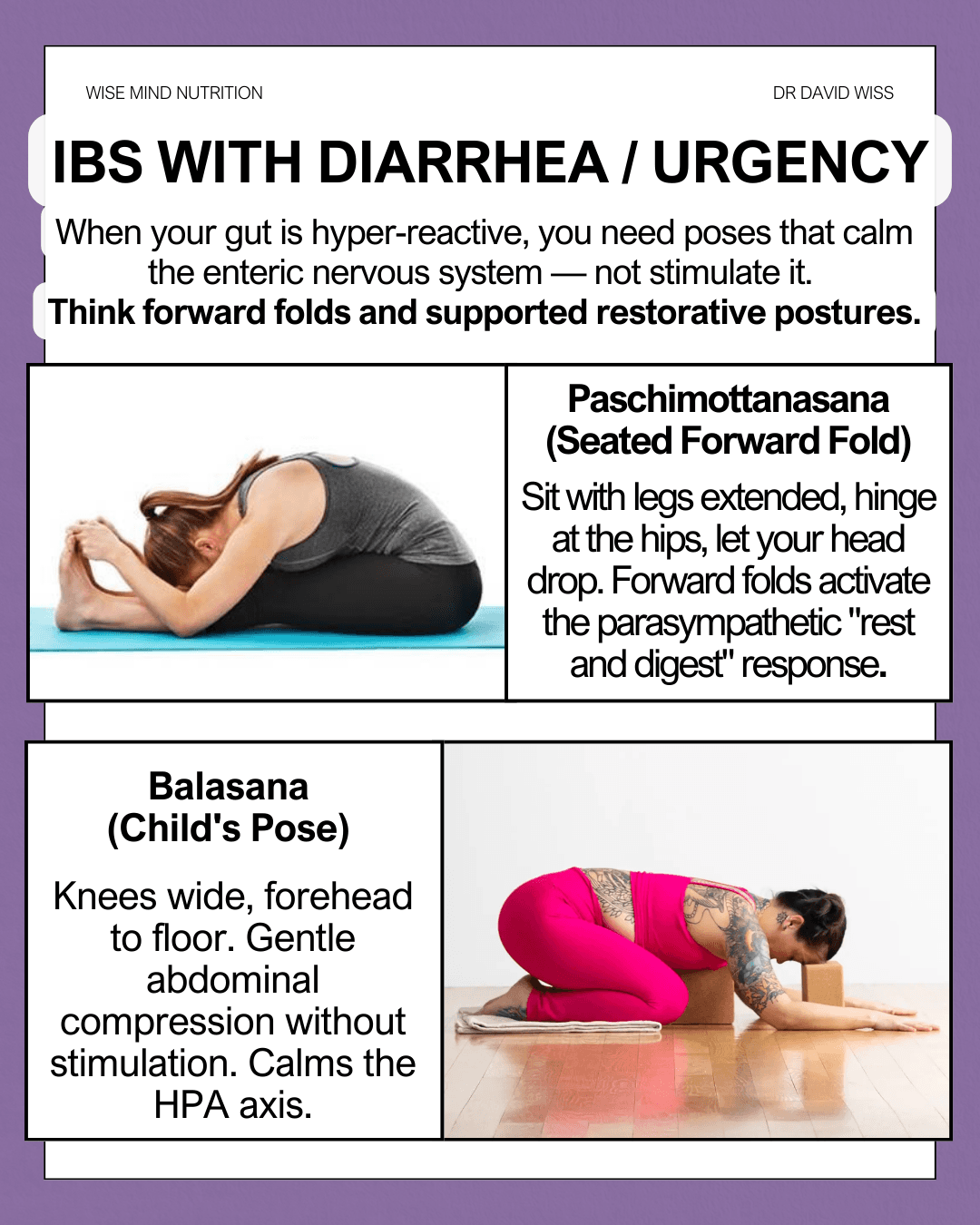 Yoga poses for IBS-D