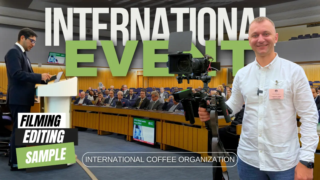 Corporate event videography in London by Filmorite for the International Coffee Organization