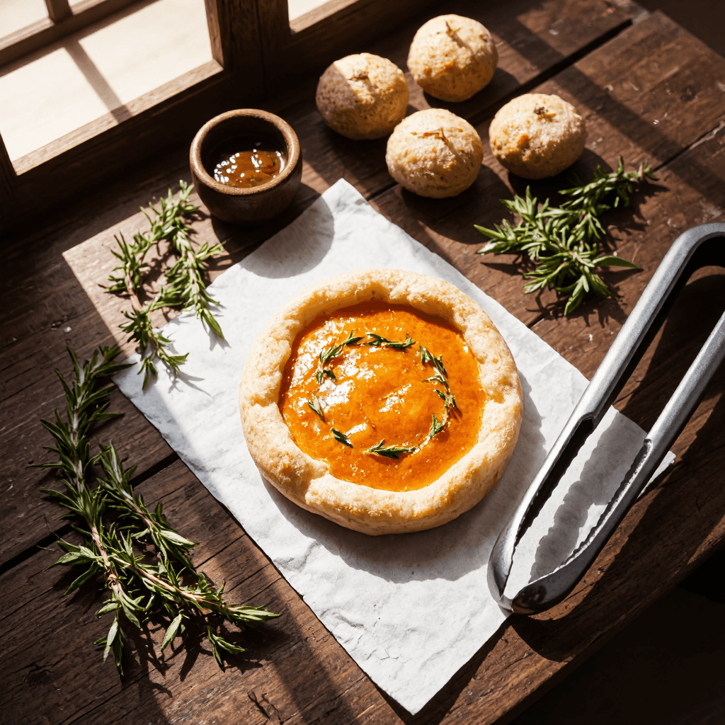 product photography of Gourmet food item