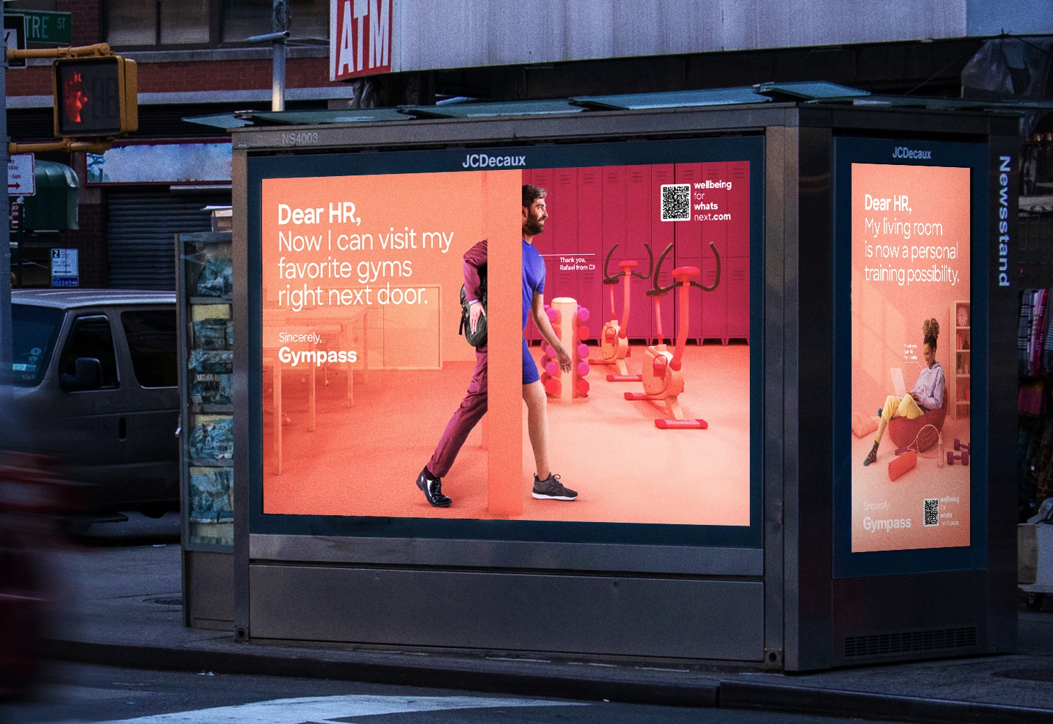 Man wearing a futuristic headset
