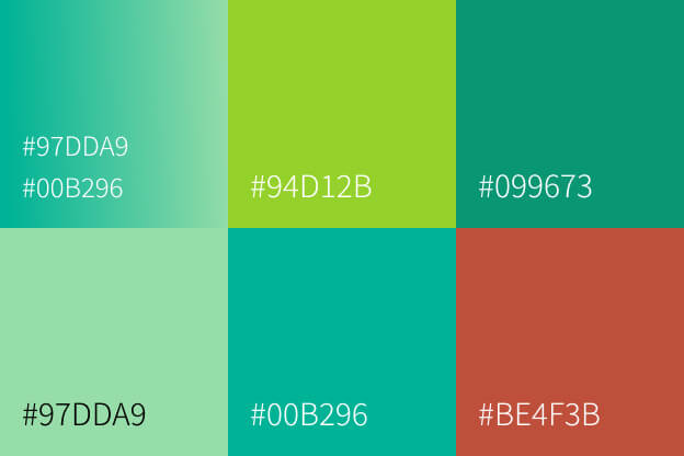 yuseung riding ground Brand color palette