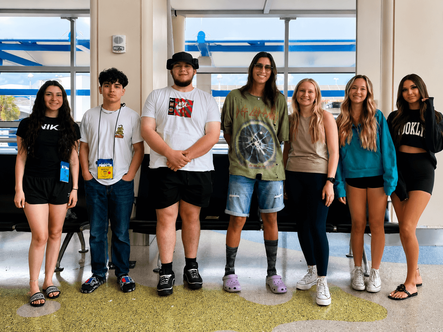 Surviving children at young adults camp