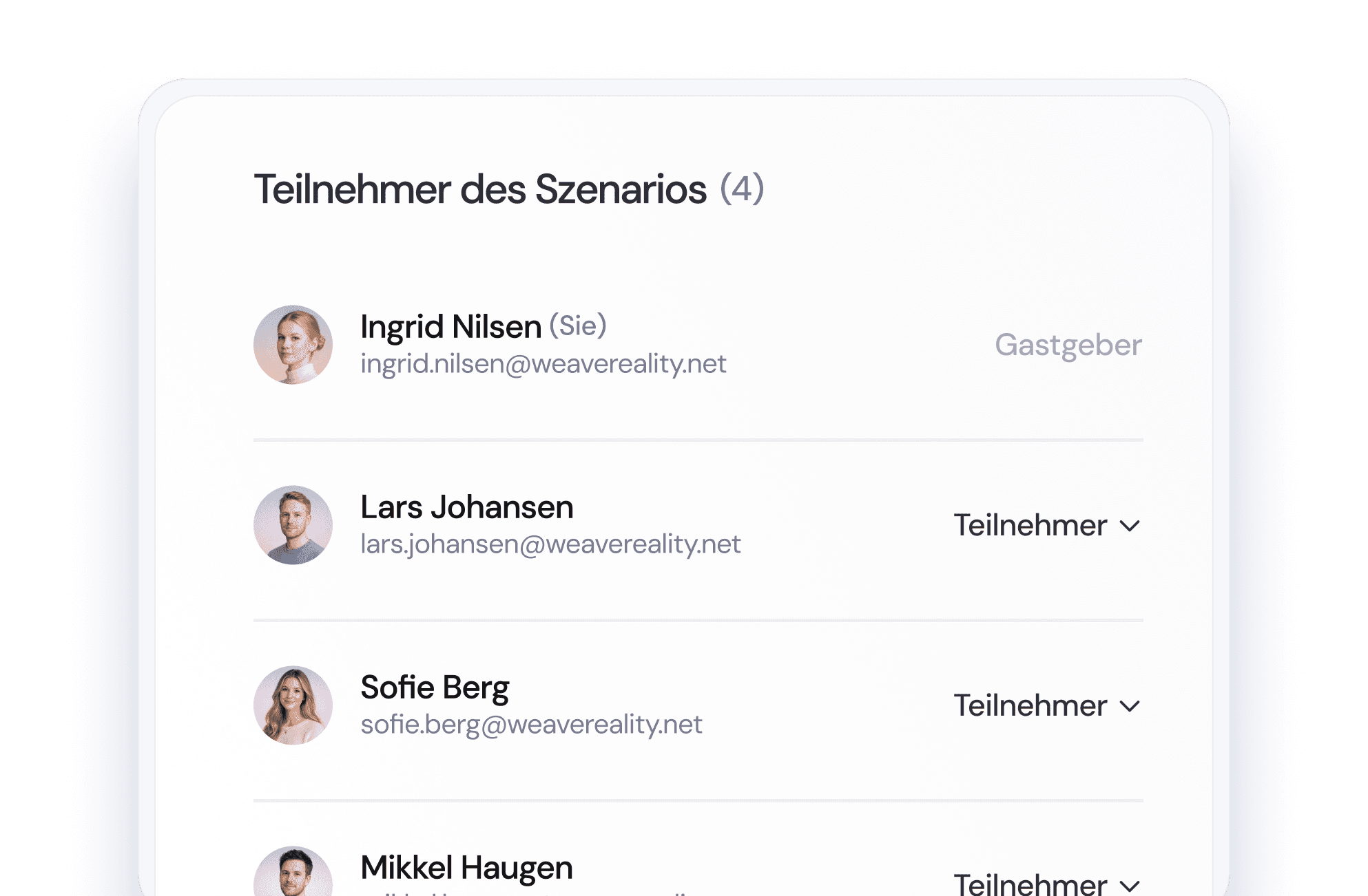 Ein Bild der In-App-Anpassungsfunktion von Dreelio
