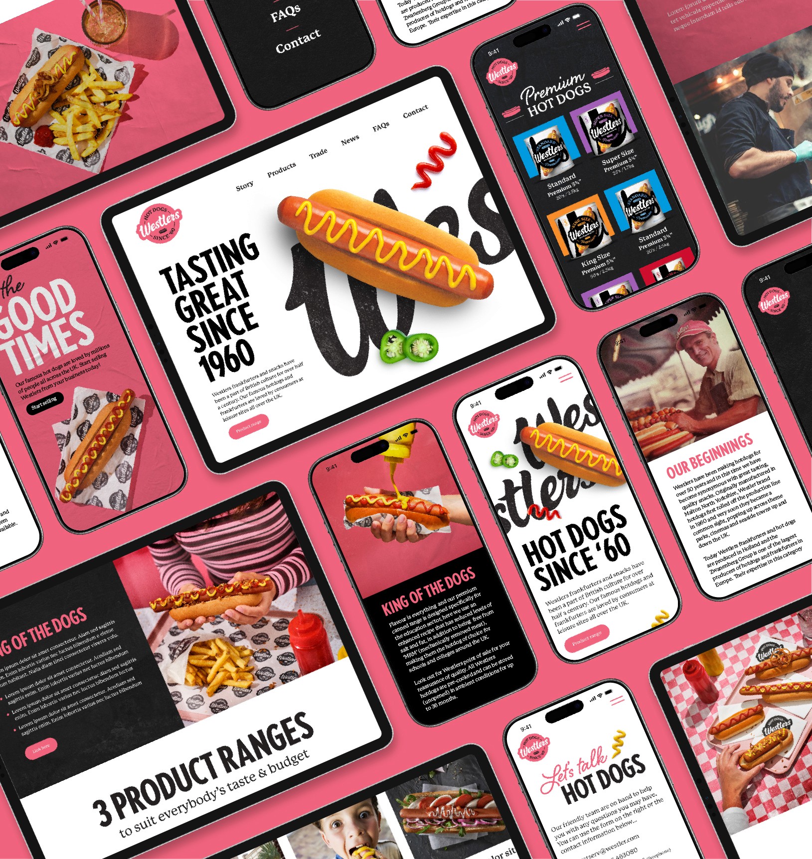 Westlers website design