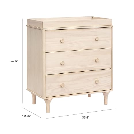 Elegant babyletto lolly dresser with ample storage space and a timeless design.