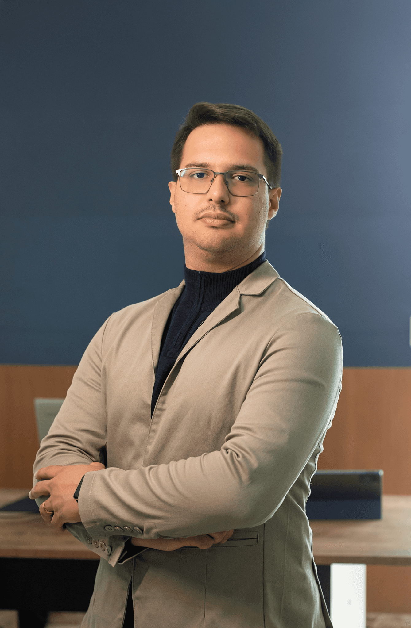 Michael Carter profile with a dynamic light