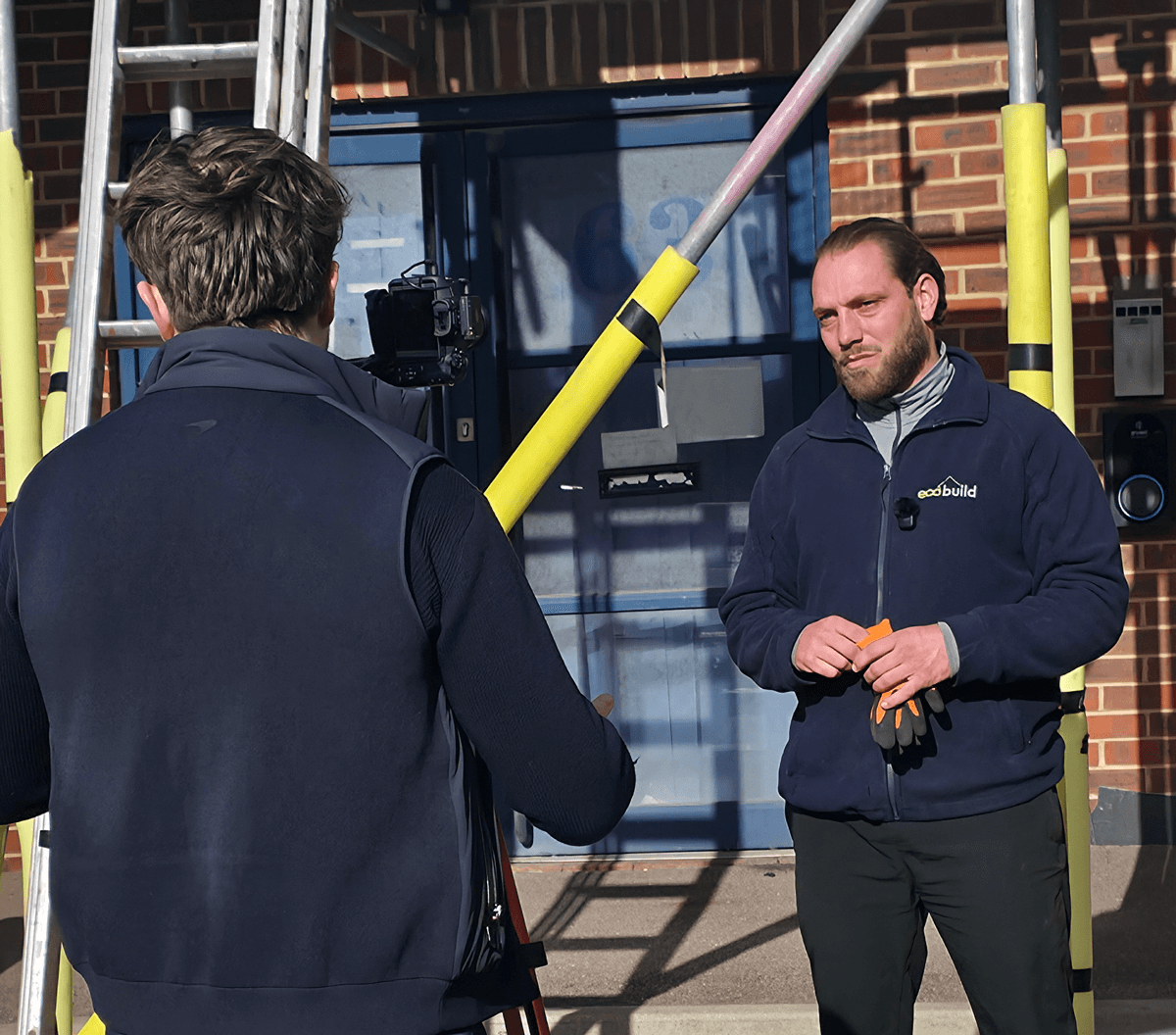HoloHub advert filmed on site