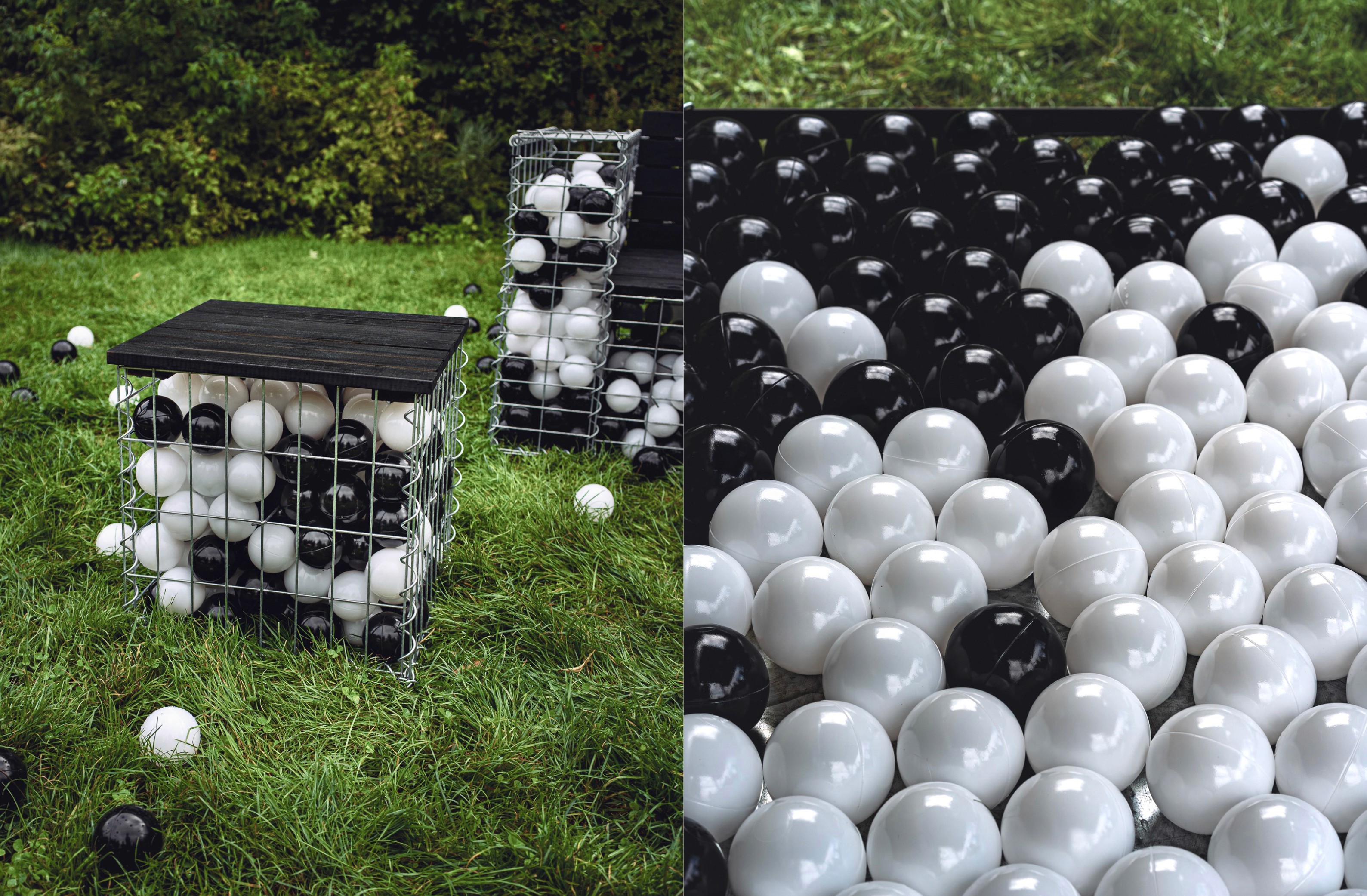 Stylish conference name badges for speakers and staff with vibrant design elements.