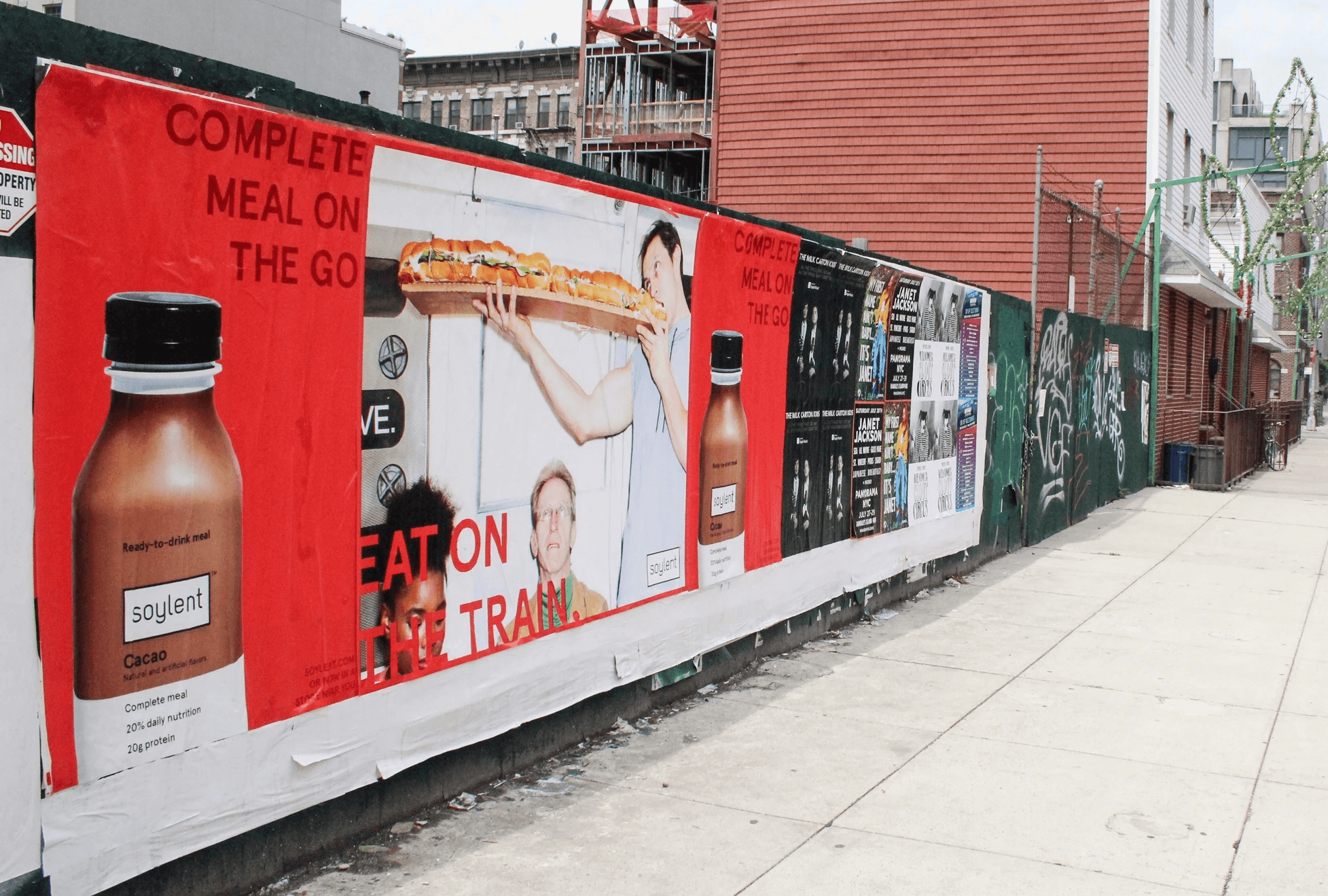 Soylent ad in the wild