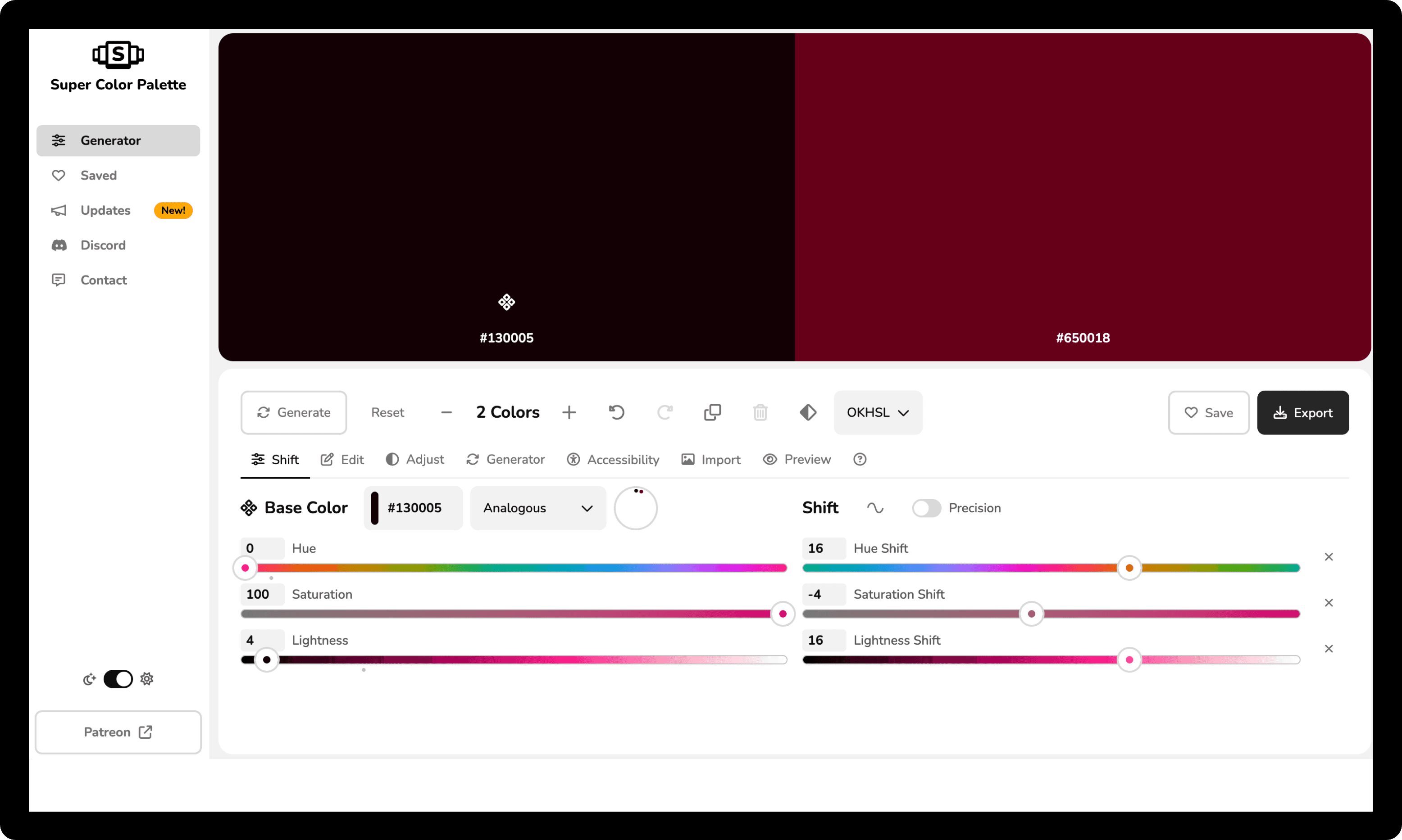 Super Color Palette