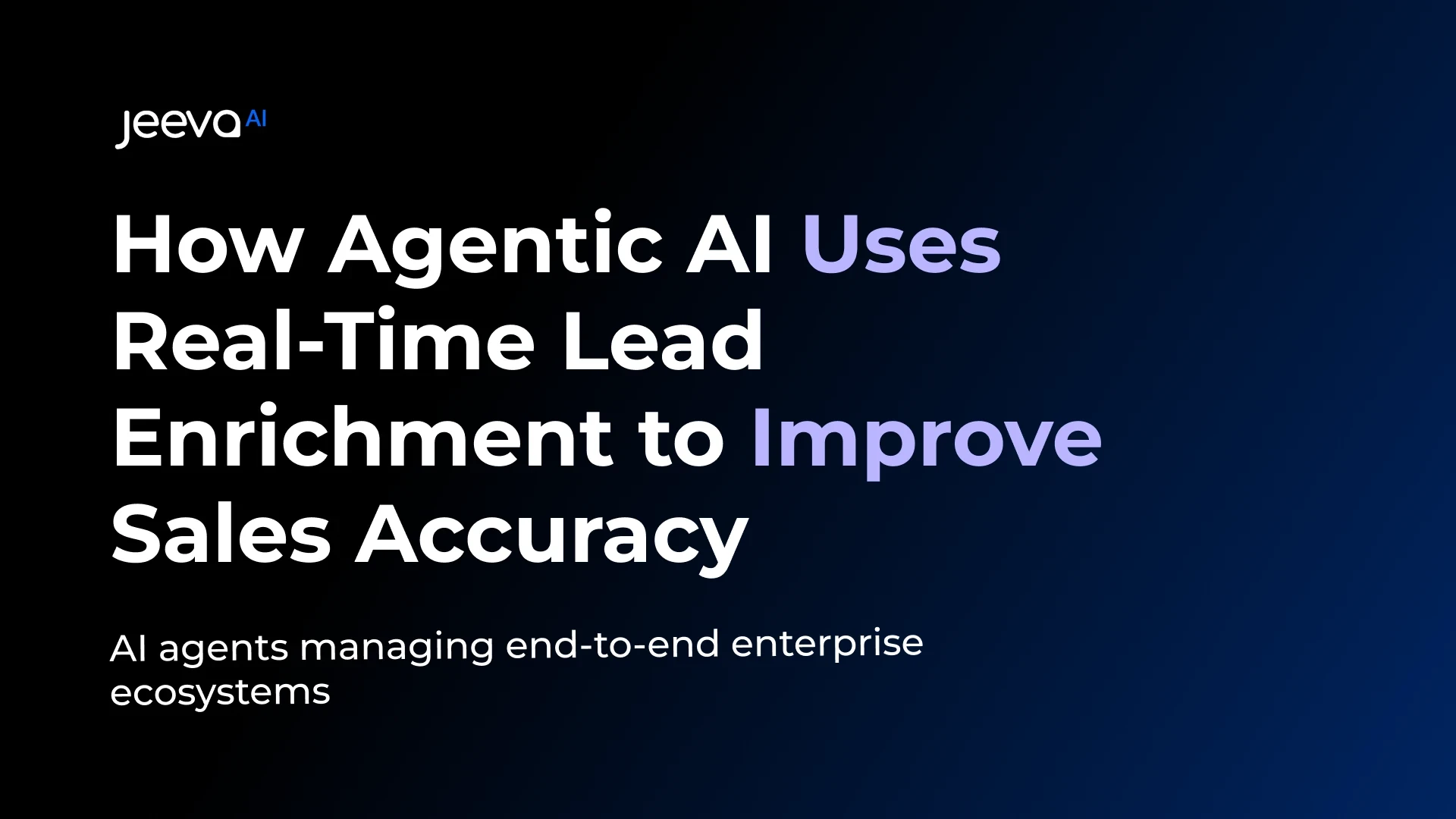 Best Lead Enrichment & Data Intelligence for Agentic AI