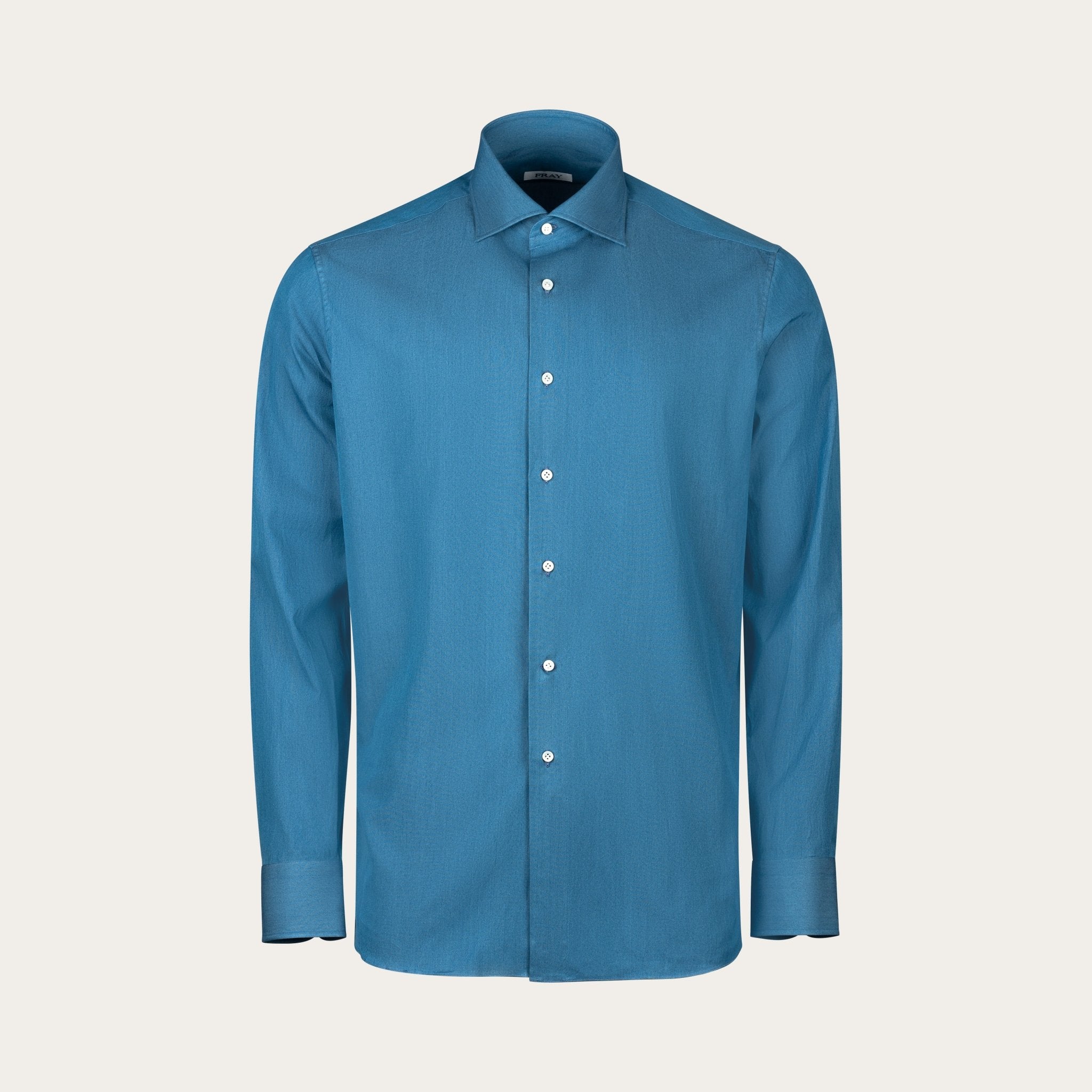 Gabriel Denim Cotton Slim Fit Shirt - Mandelli UK