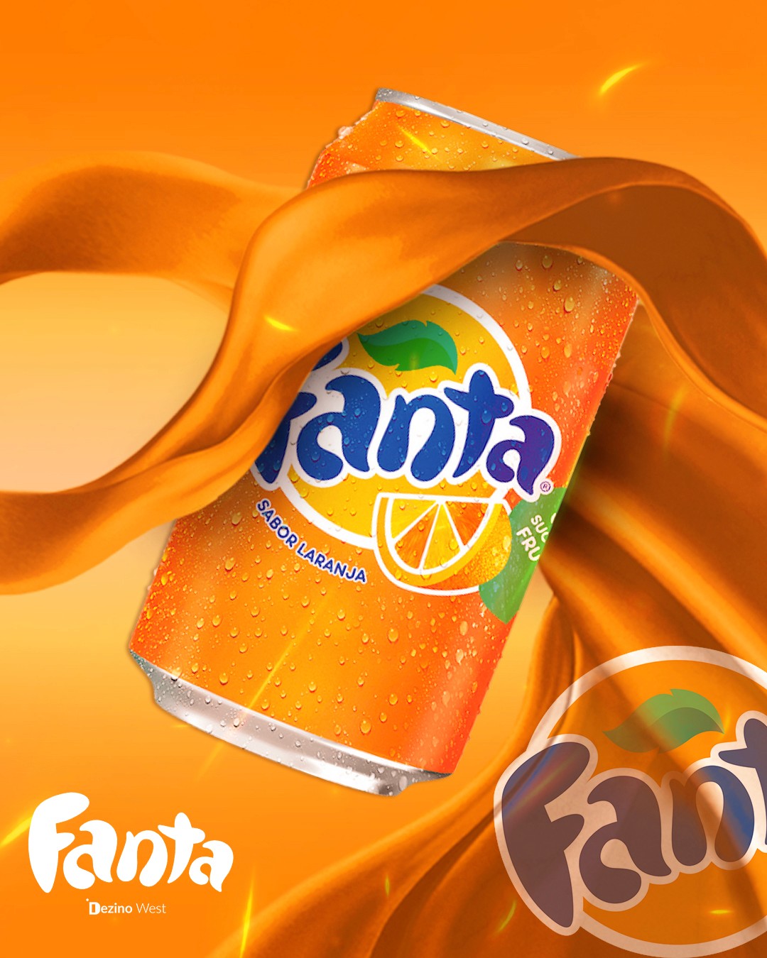 Fanta Ad Design
