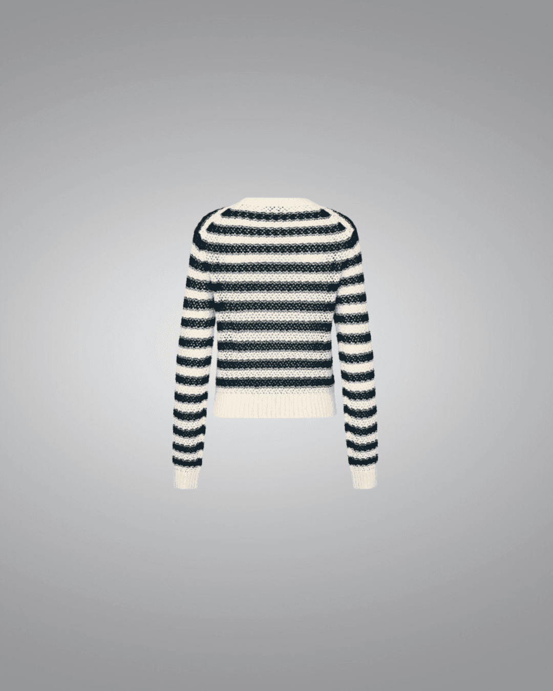 Dior Sweater in White & Blue