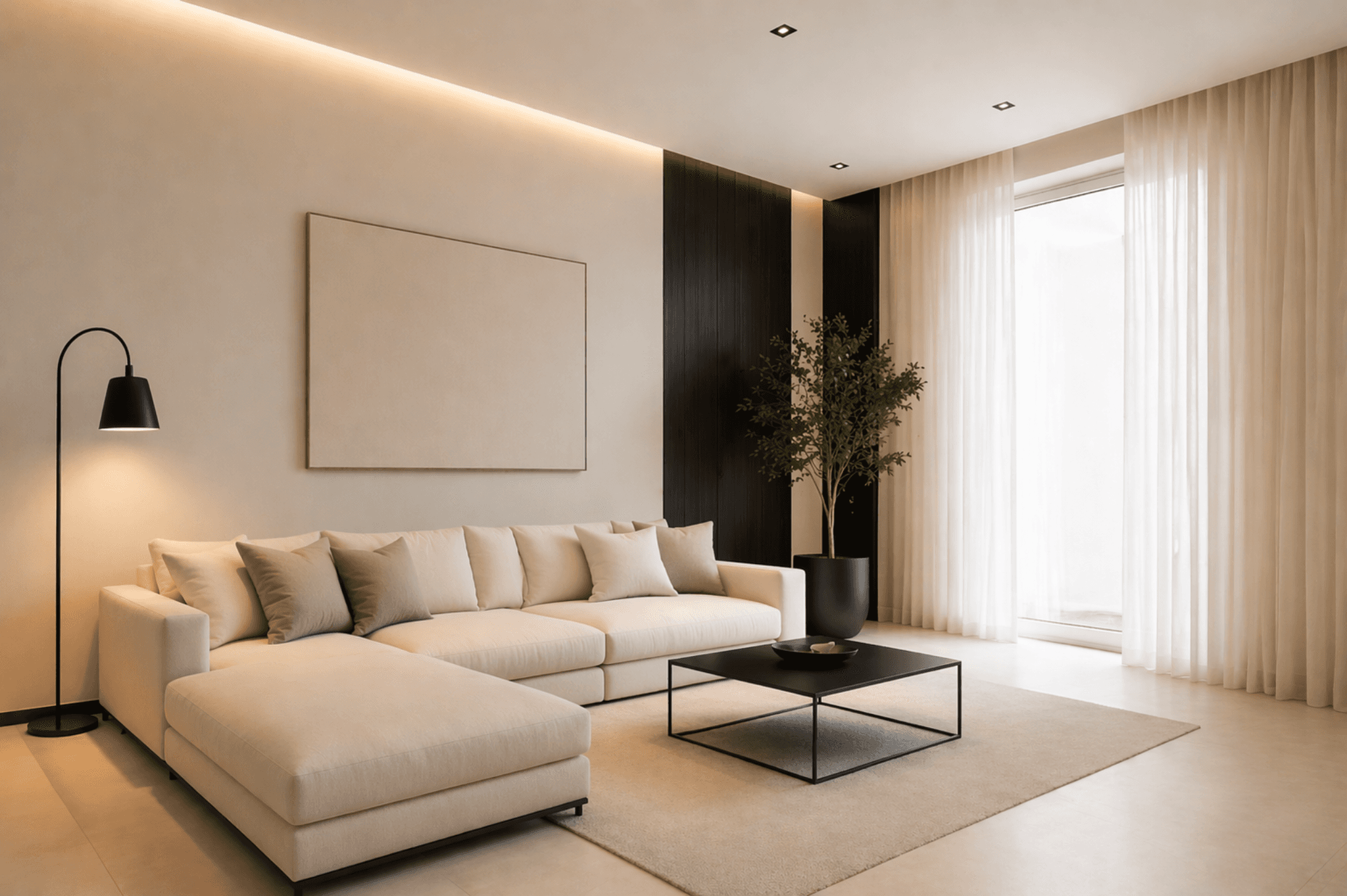 a large brick house with a lawn and hedges in front of it with Moseley Old Hall in the background