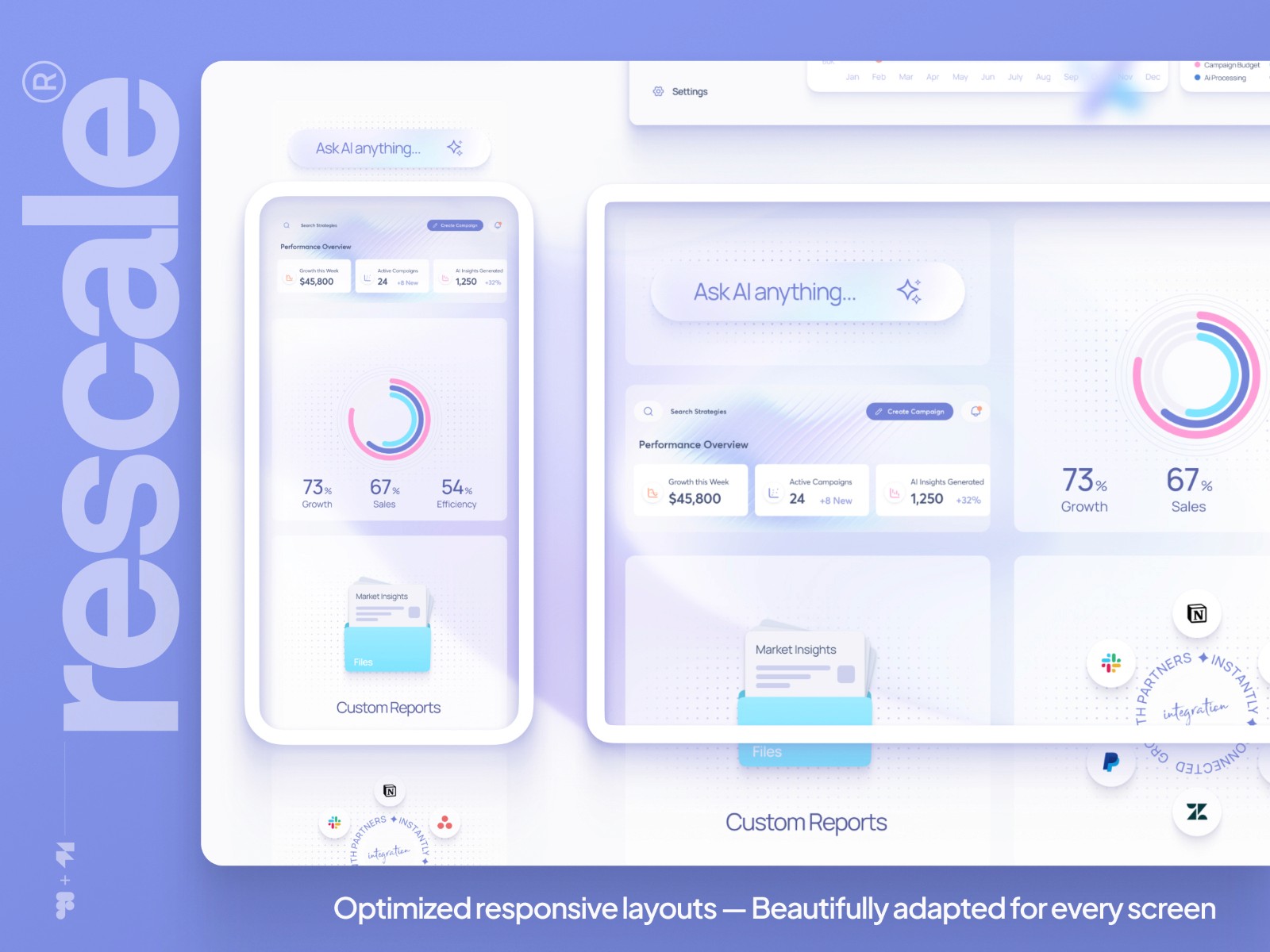 Rescale — 现代专业 SaaS 产品官网设计灵感