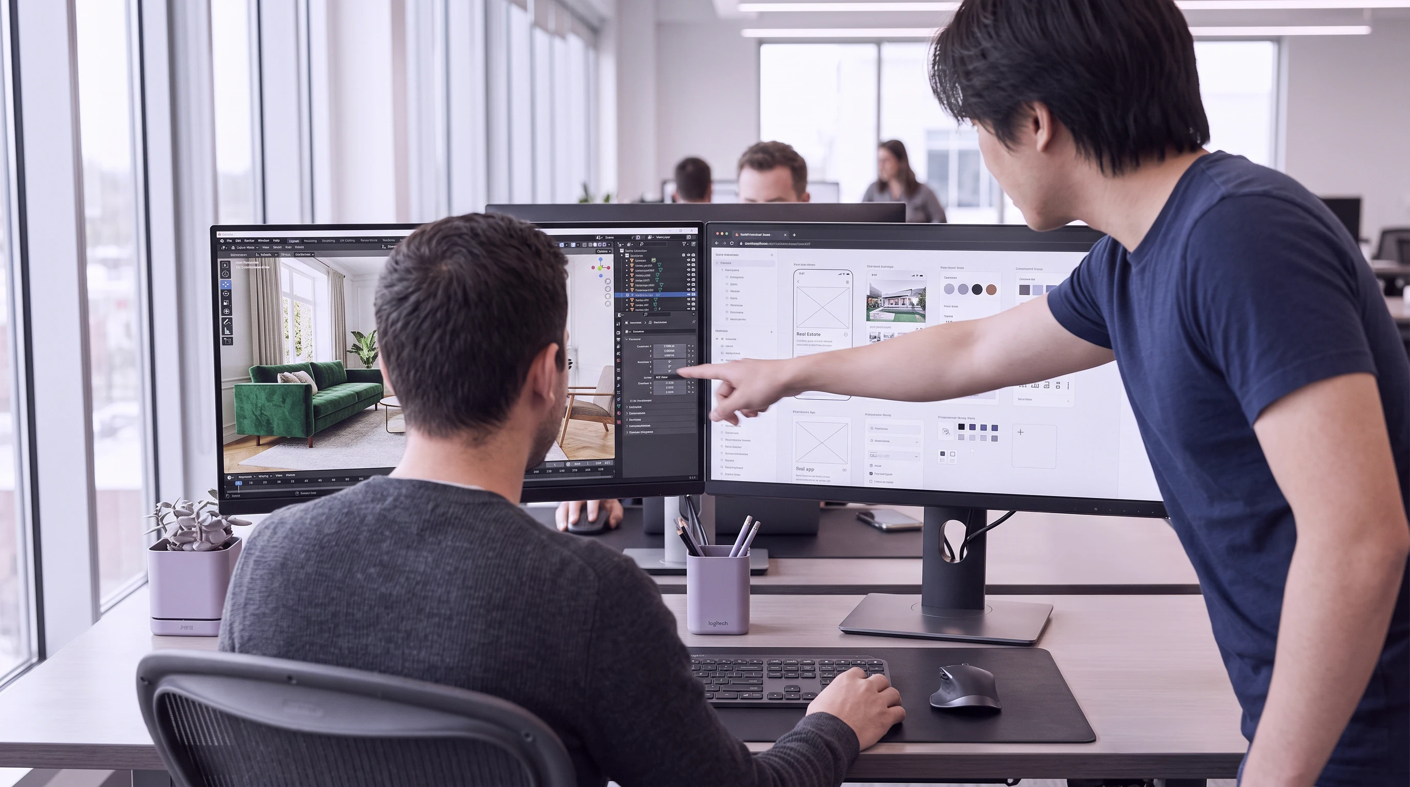 Chair product visualization