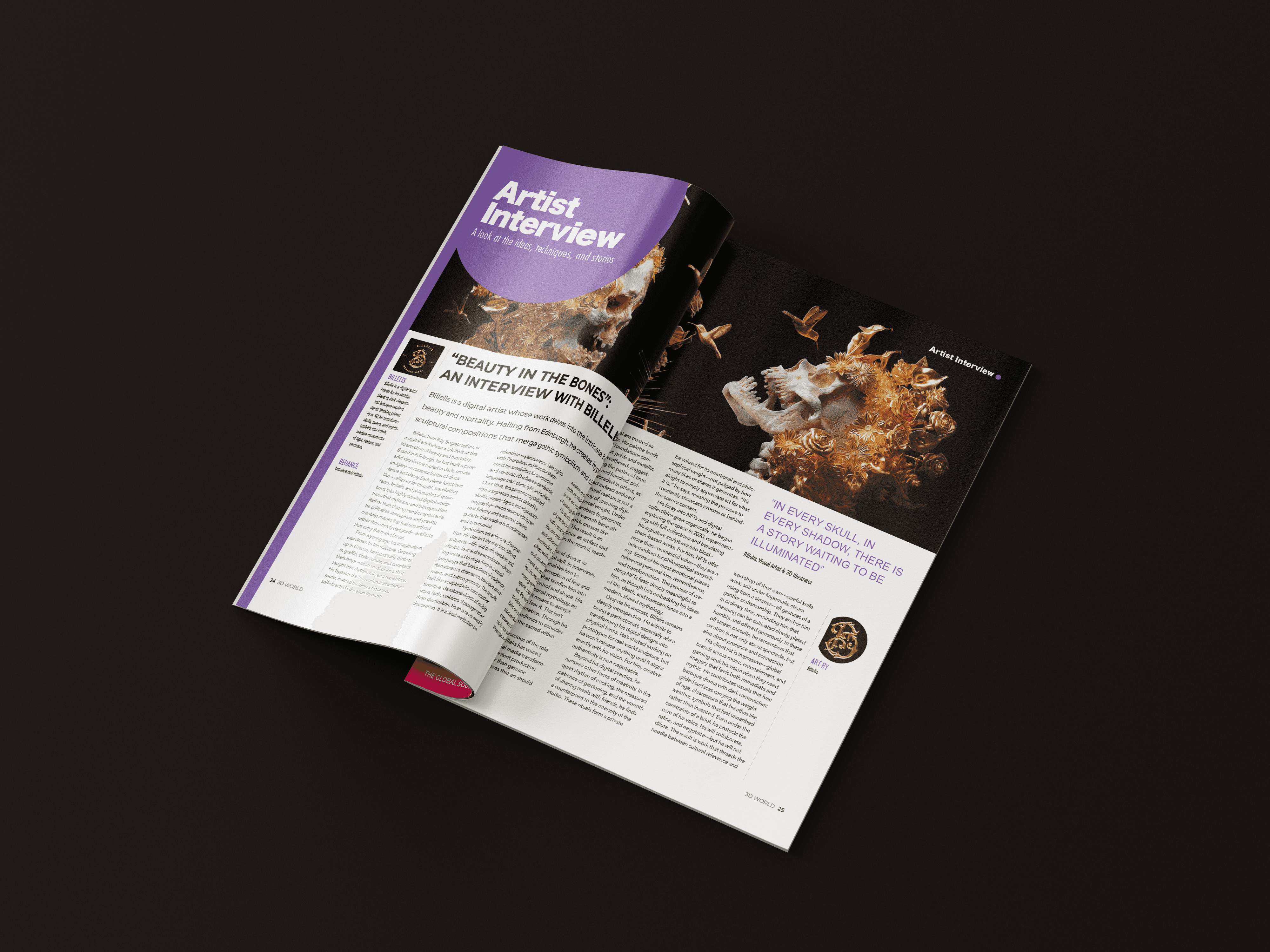 3D World Magazine Mock Up 4