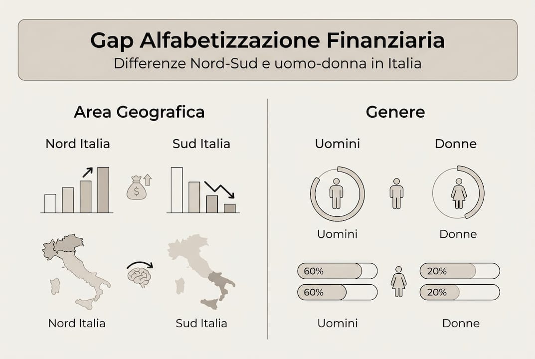 Infografica: scopri le principali differenze nei livelli di educazione finanziaria