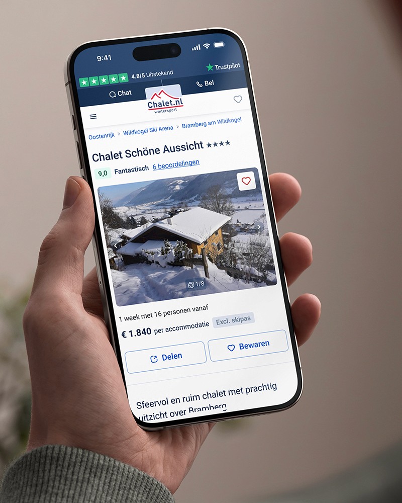 Screenshot Chalet.nl