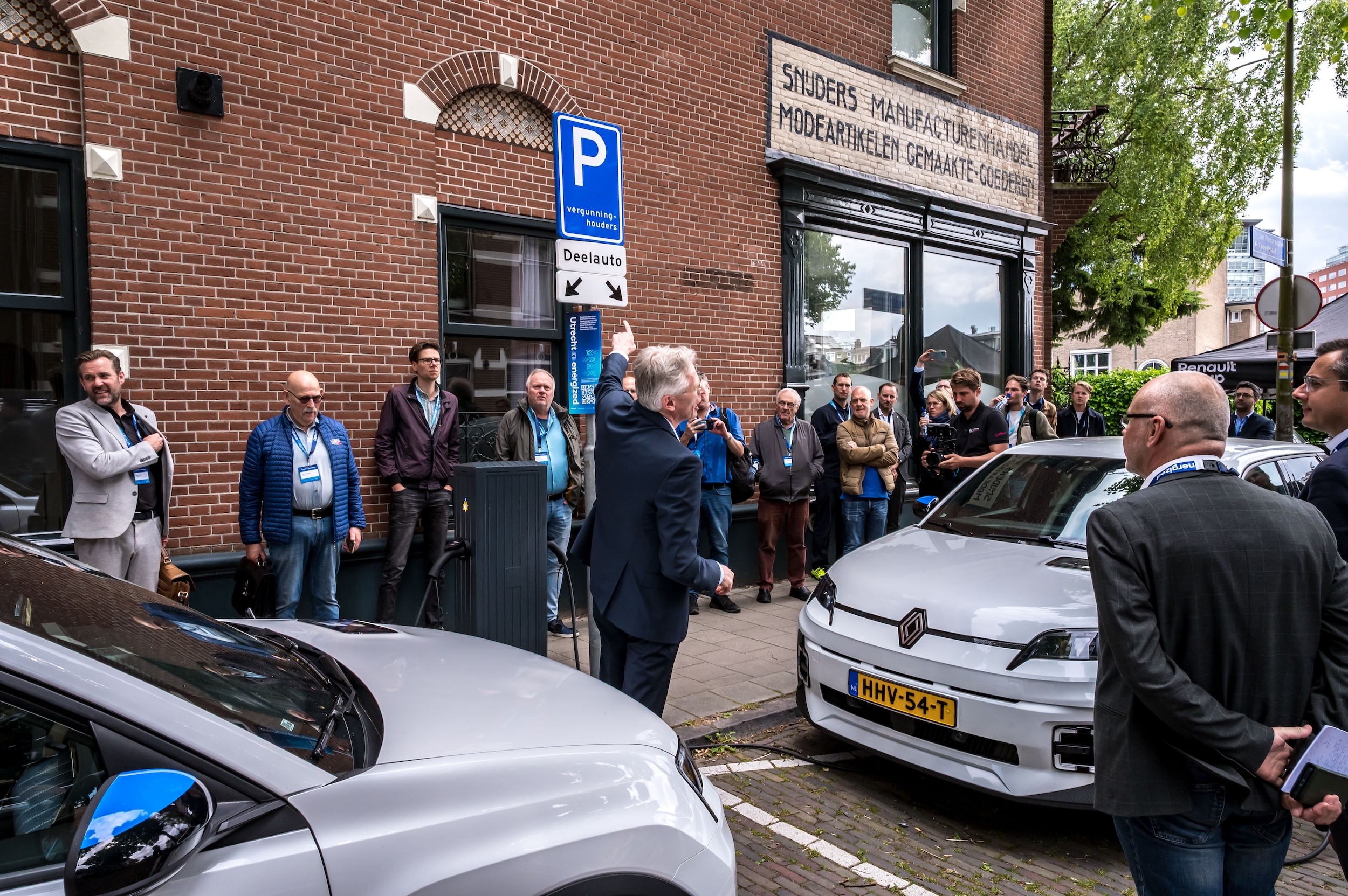 Winkelcentrum met reclame van Mywheels