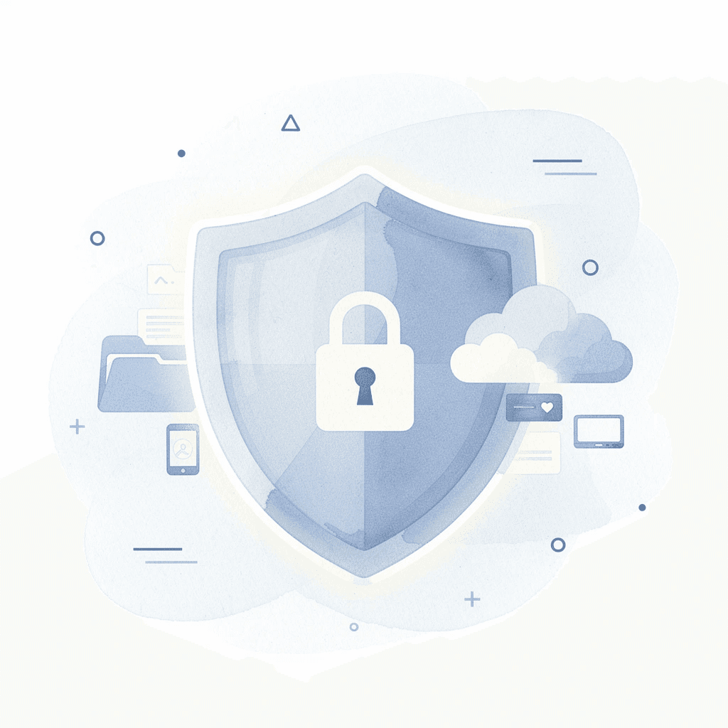 Shield protecting AI systems representing governance and risk reduction