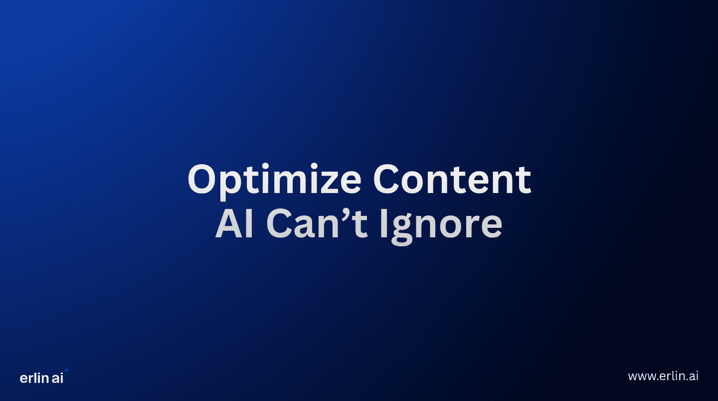 AI content optimization