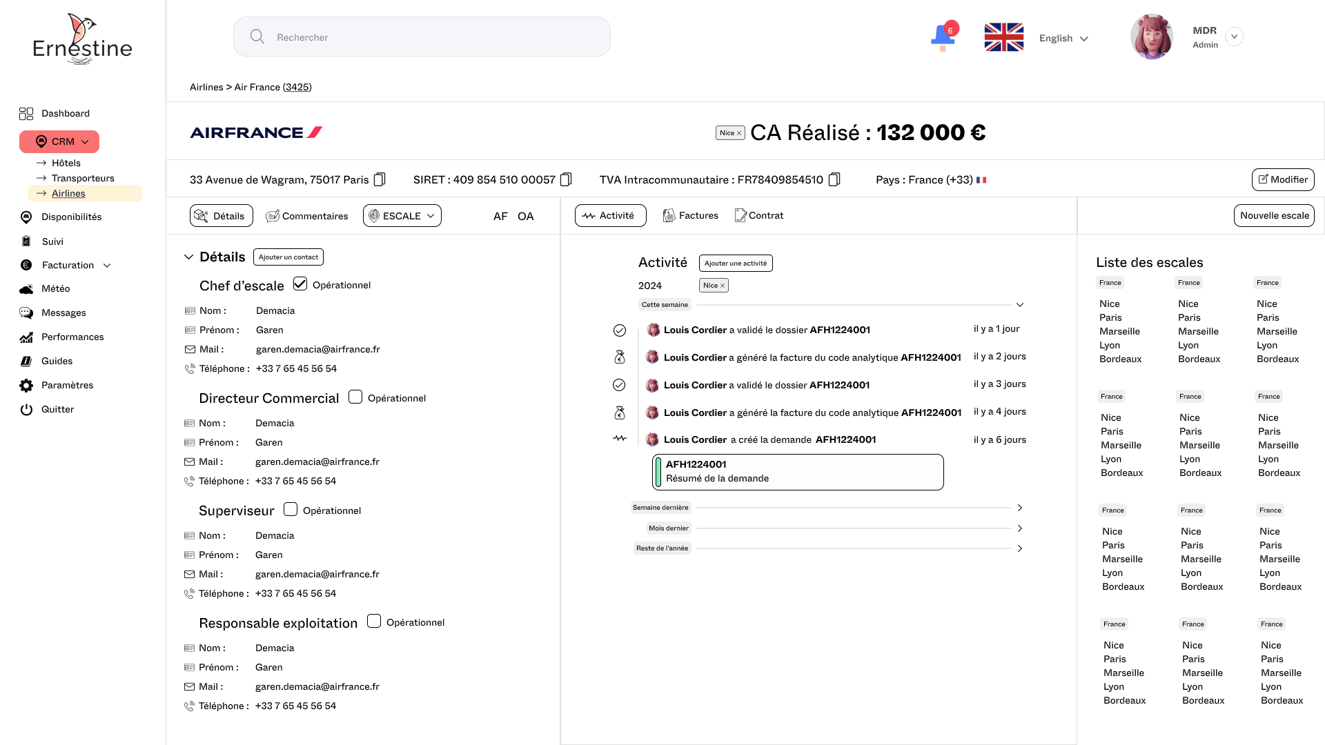 ernestine web app 20
