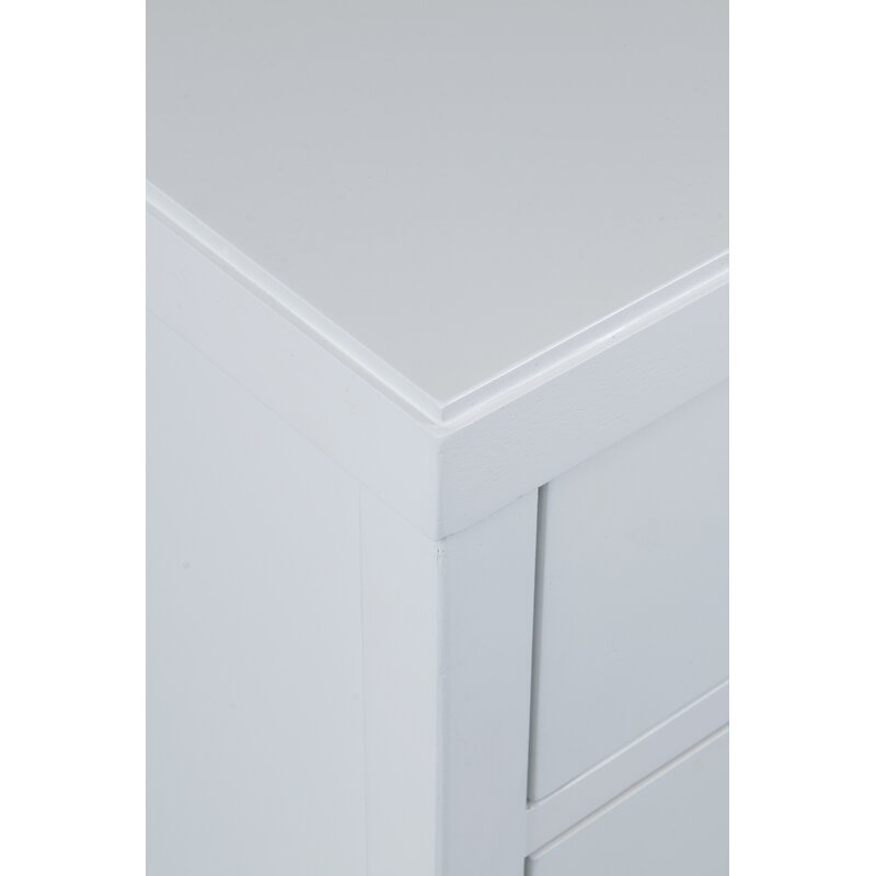 Elegant rushville wood nightstand with ample storage space and a timeless design.