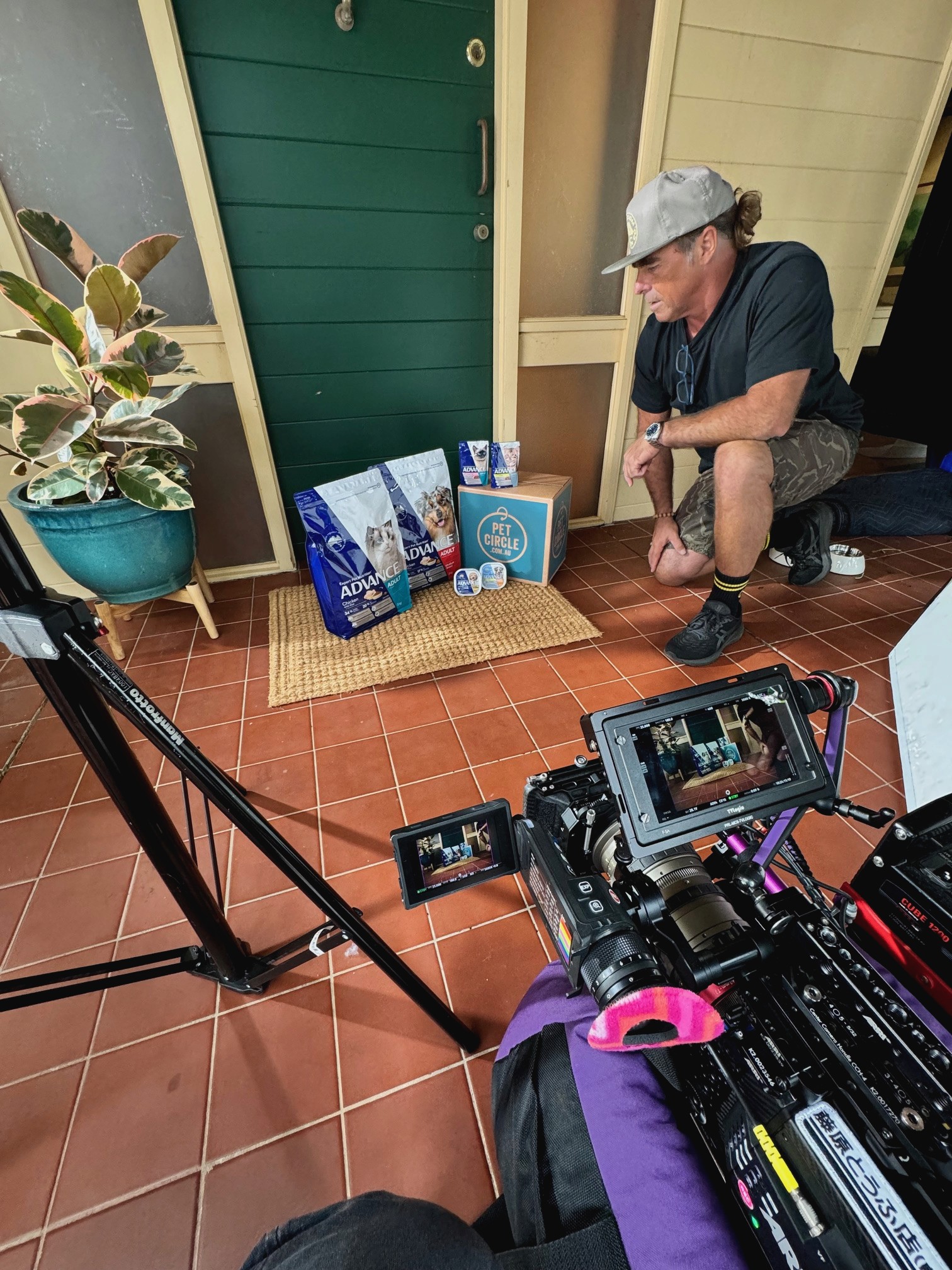 Behind the scenes