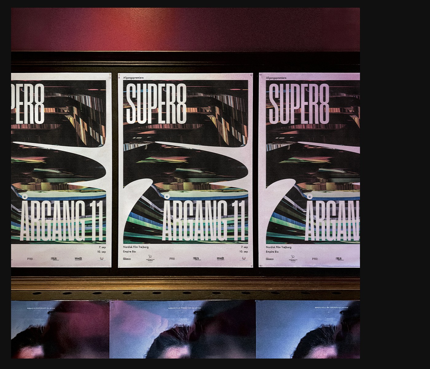 SUPER8 visual system — stills-based grid composition