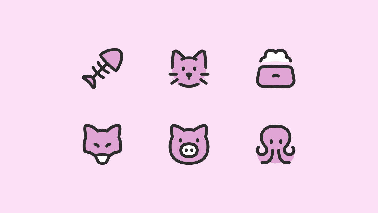 Flex Duo Animal Icon Set