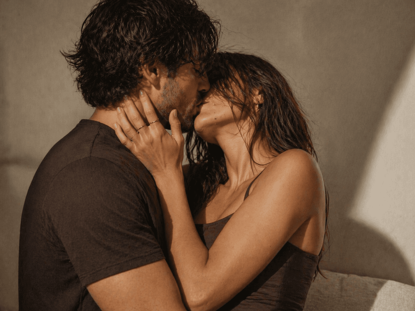 Two women in a calm, natural setting reflecting on how to increase sex drive