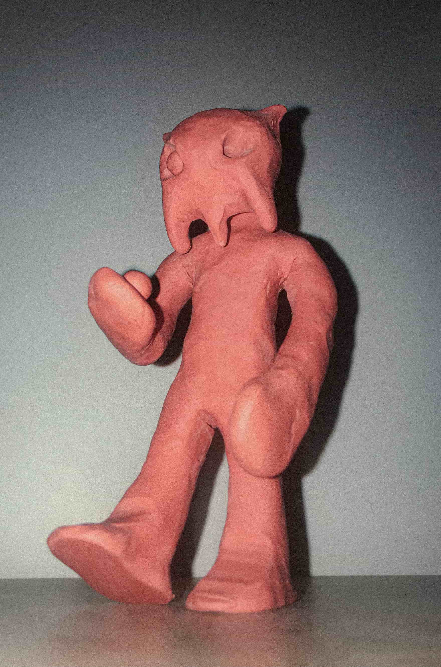 clay mascot of brand character.