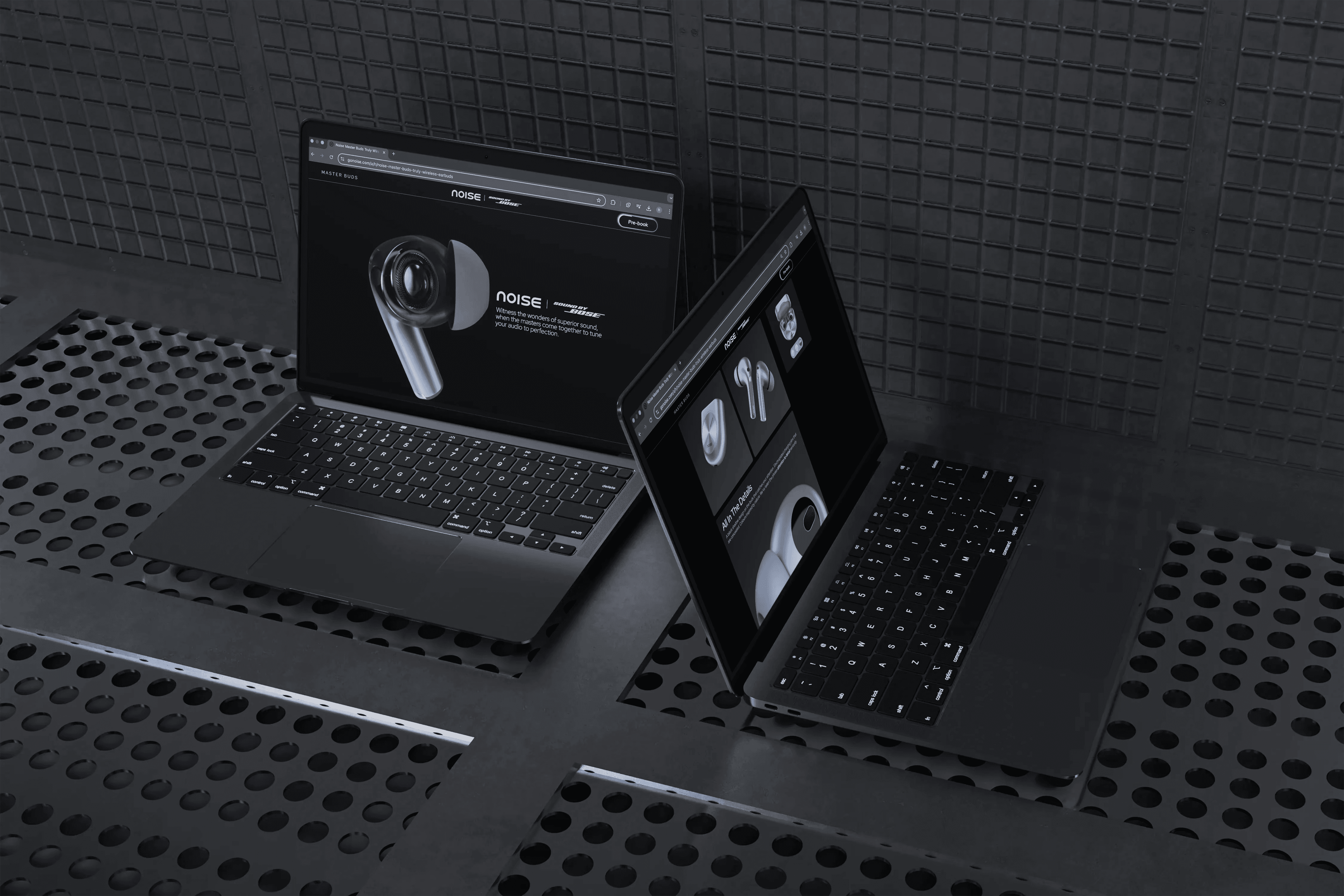 Master buds landing Page