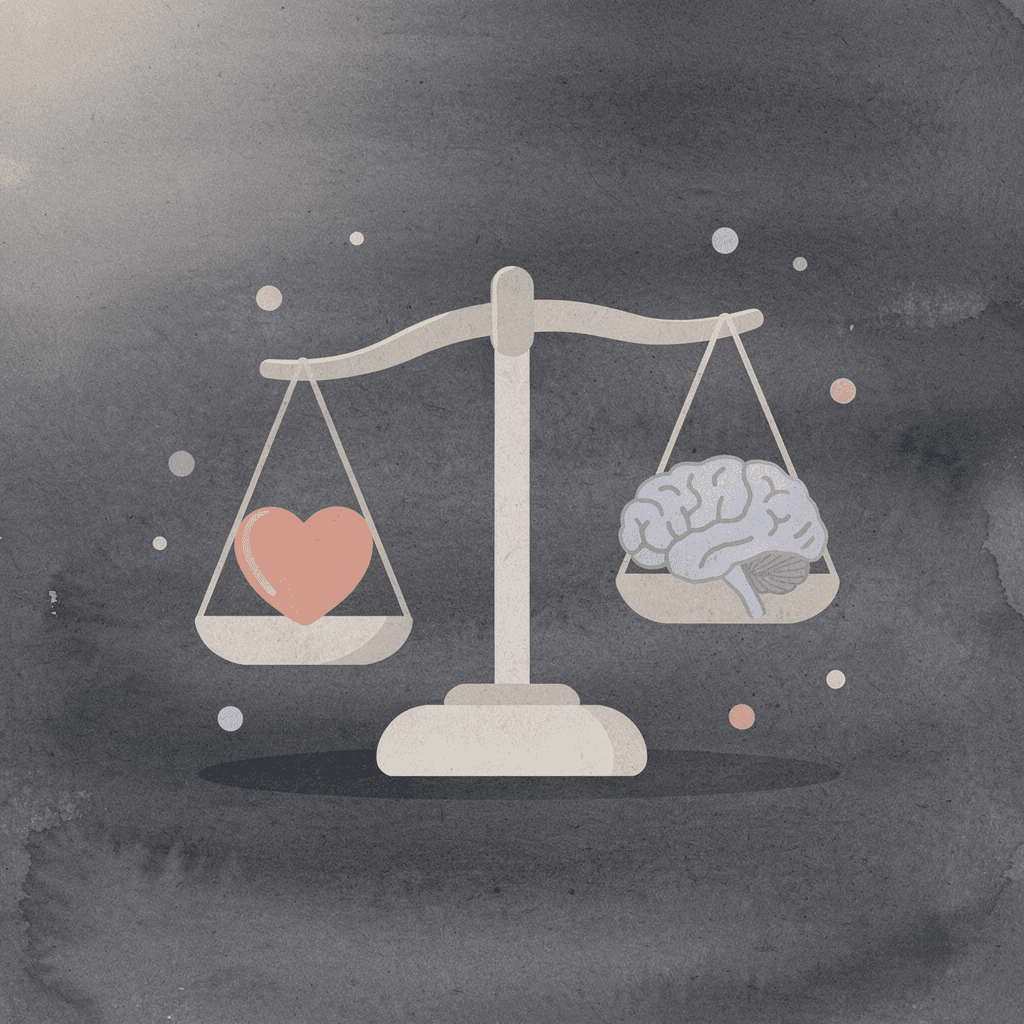 Icon scale comparing criminal law versus civil and professional discipline consequences