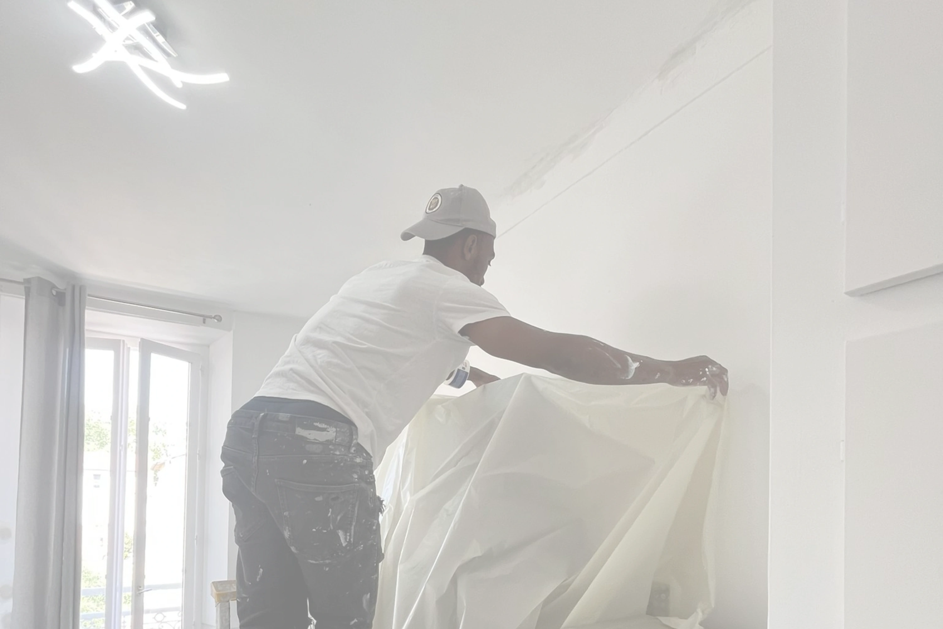 Chantier propre et protégé