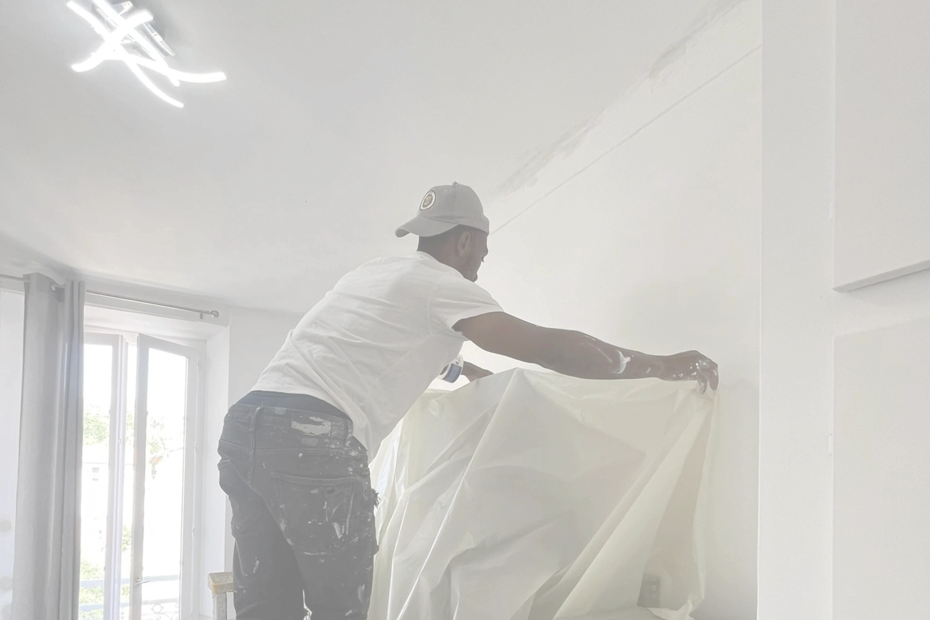 Chantier propre et protégé
